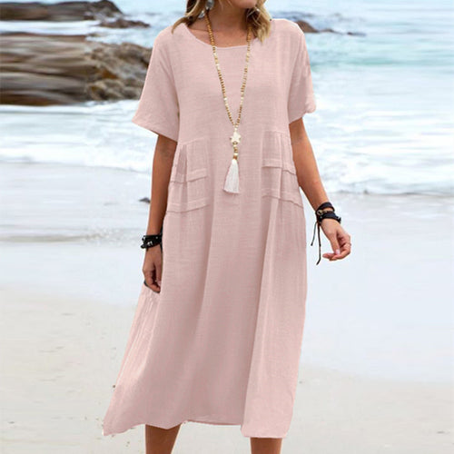 Women's Summer Loose Casual Beach Dress