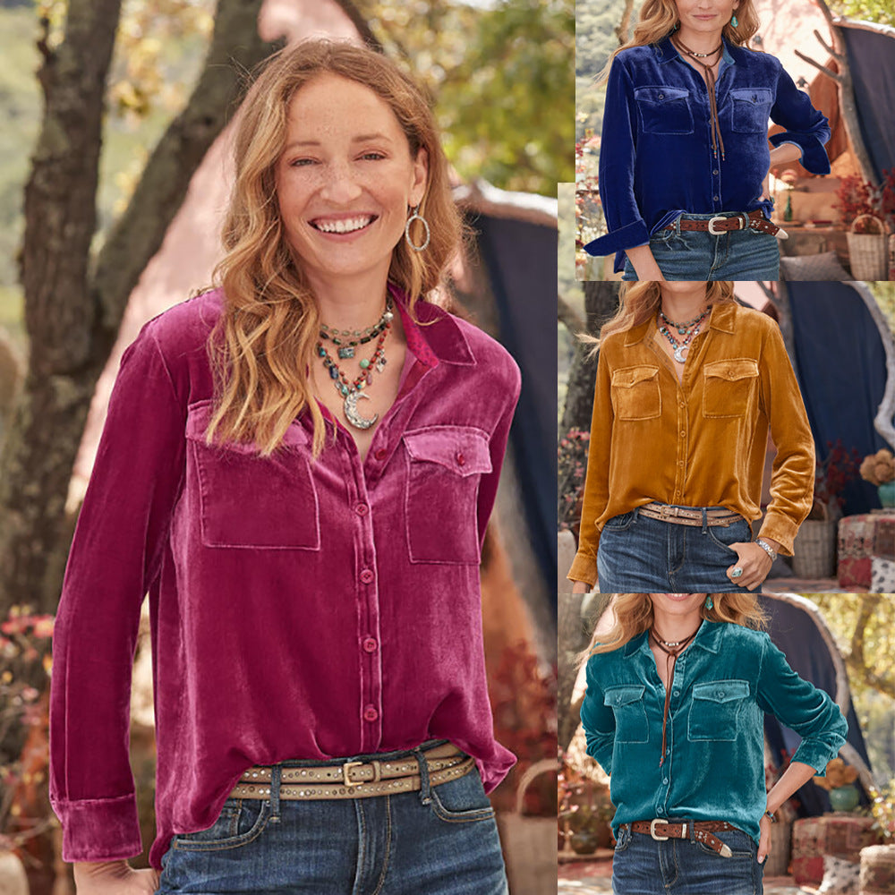 Women's Everyday  Slim-Fit Long Sleeve Shirt