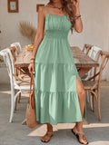 Summer Solid-Color Slim-fit Dress