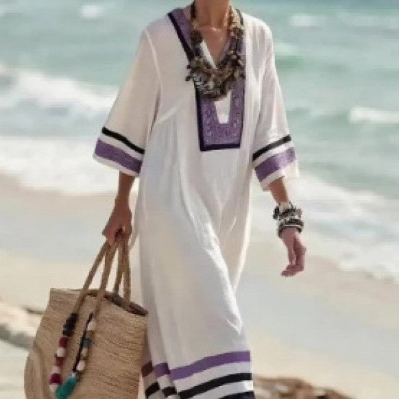 Elegant Flowing Kaftan Dress