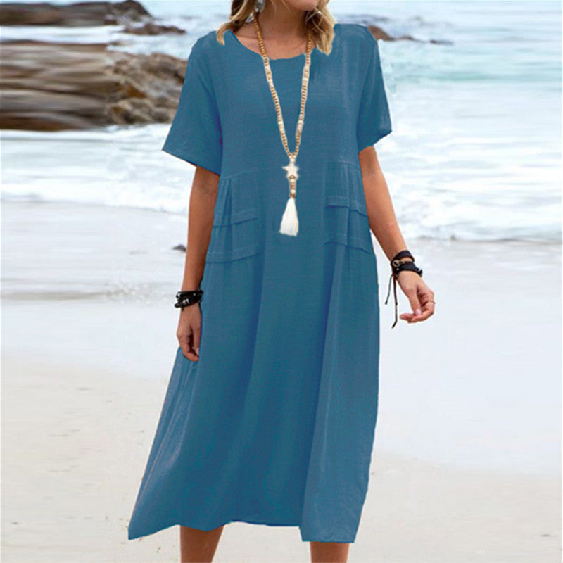 Women's Summer Loose Casual Beach Dress