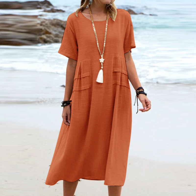 Women's Summer Loose Casual Beach Dress