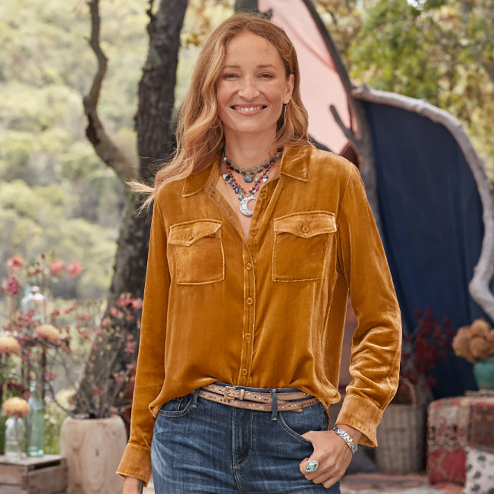 Women's Everyday  Slim-Fit Long Sleeve Shirt