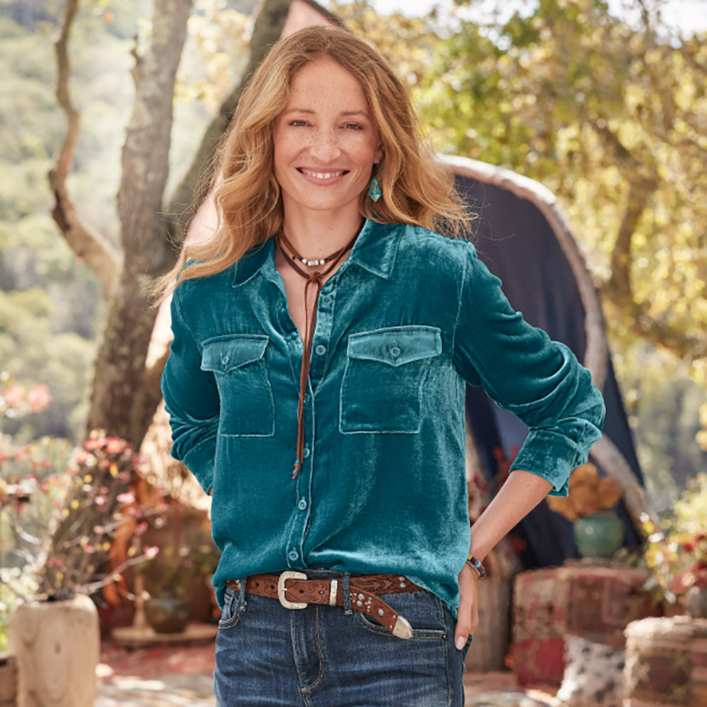 Women's Everyday  Slim-Fit Long Sleeve Shirt